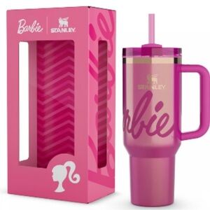 Limited-edition Barbie x Stanley Icon 40oz Quencher tumbler.